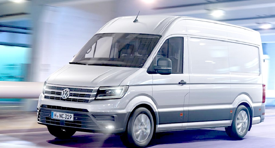 Volkswagen Crafter electric van with range extender