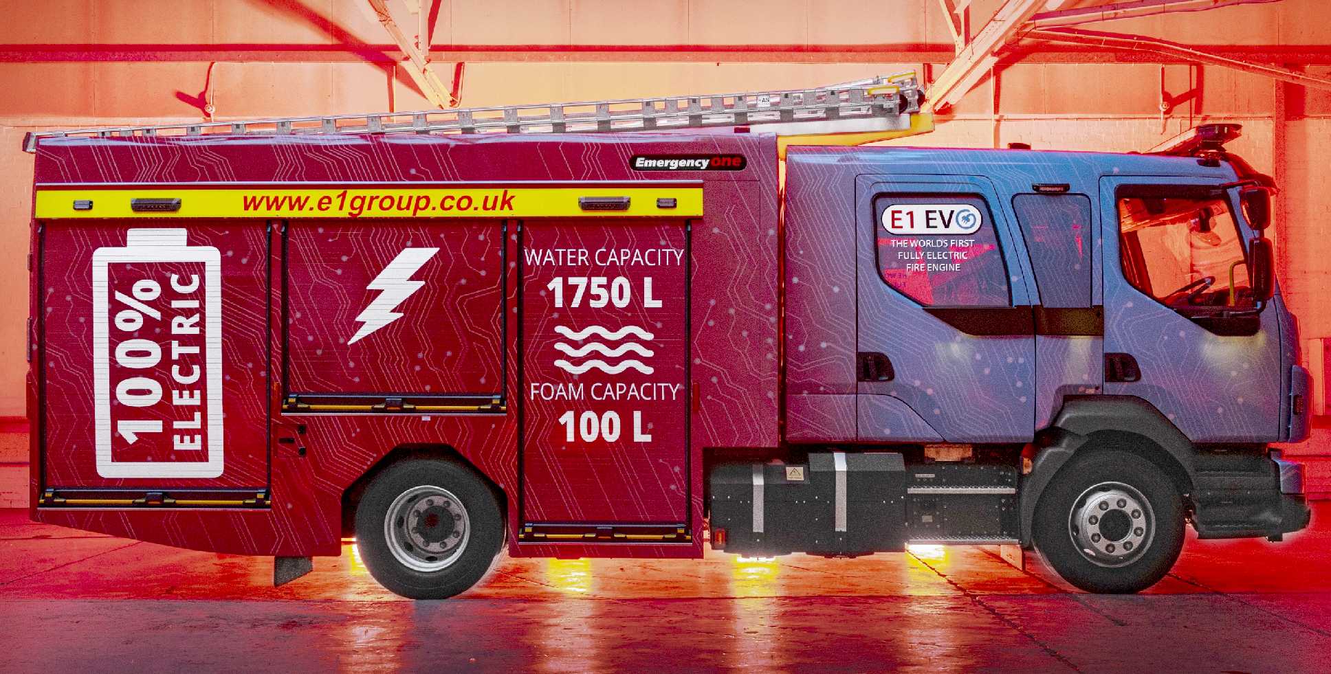 Scottish Enterprise Emergency One electric fire truck